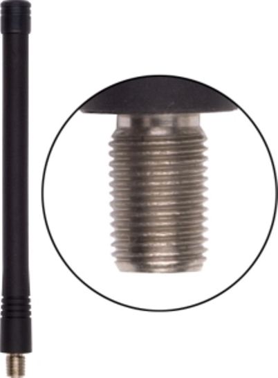 Antenex Laird EXB136KR KR Connector Tuf Duck Antenna, VHF Band, 136-144MHz Frequency, Unity Gain, Vertical Polarization, 50 ohms Nominal Impedance, 1.5:1 Max VSWR, 50W RF Power Handling, KR Connector, 6.48-7.3