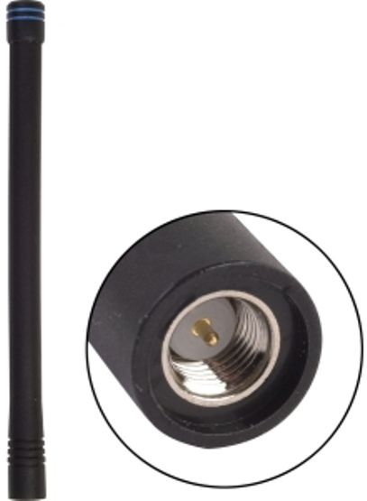 Antenex Laird EXB136SM SMA/Male Tuf Duck Antenna, VHF Band, 136-144MHz Frequency, Unity Gain, Vertical Polarization, 50 ohms Nominal Impedance, 1.5:1 Max VSWR, 50W RF Power Handling, SMA/Female Connector, 6.48-7.3