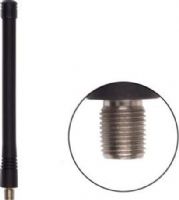 Antenex Laird EXB144HT HT Connector Tuf Duck Antenna, VHF Band, 144-148MHz Frequency, Unity Gain, Vertical Polarization, 50 ohms Nominal Impedance, 1.5:1 Max VSWR, 50W RF Power Handling, HT Connector, 6.25-6.9" Length, For use with Laird Technologies antenna Motorola HT200, HT210, HT220, MH10, MH70, MT, MT500, MX600; Uniden APH, APL, APU; older Ritron; Insulated base very common thread (EXB144HT EXB-144HT EXB 144HT EXB144) 
