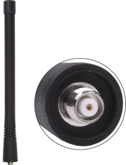 Antenex Laird EXB144SF SMA/Female Tuf Duck Antenna, VHF Band, 144-148MHz Frequency, Unity Gain, Vertical Polarization, 50 ohms Nominal Impedance, 1.5:1 Max VSWR, 50W RF Power Handling, SMA/Female Connector, 6.25-6.9