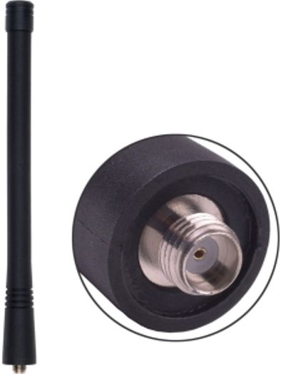 Antenex Laird EXB144SFJ SFJ Connector Tuf Duck Antenna, VHF Band, 144-148MHz Frequency, Unity Gain, Vertical Polarization, 50 ohms Nominal Impedance, 1.5:1 Max VSWR, 50W RF Power Handling, SFJ Connector, 6.25-6.9
