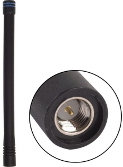 Antenex Laird EXB144SM SMA/Male Tuf Duck Antenna, VHF Band, 144-148MHz Frequency, Unity Gain, Vertical Polarization, 50 ohms Nominal Impedance, 1.5:1 Max VSWR, 50W RF Power Handling, SMA/Male Connector, 6.25-6.9
