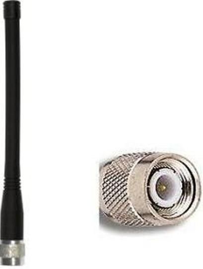 Antenex Laird EXB148TN TNC/Male Tuf Duck Antenna, VHF Band, 148-155MHz Frequency, Unity Gain, Vertical Polarization, 50 ohms Nominal Impedance, 1.5:1 Max VSWR, 50W RF Power Handling, SMA/Male Connector, 6
