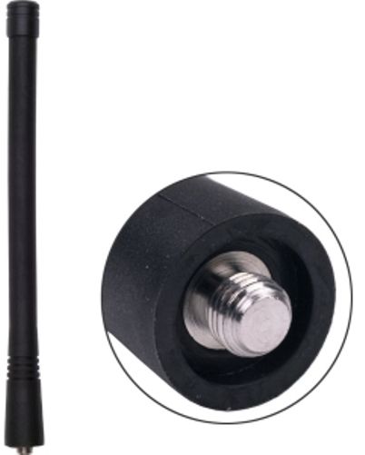 Antenex Laird EXB150MX VHF Band Tuf Duck Antenna, 150-162MHz Frequency, Unity Gain, Vertical Polarization, 50 ohms Nominal Impedance, 1.5:1 Max VSWR, MX Connector (EXB150MX EXB-150MX EXB 150MX)
