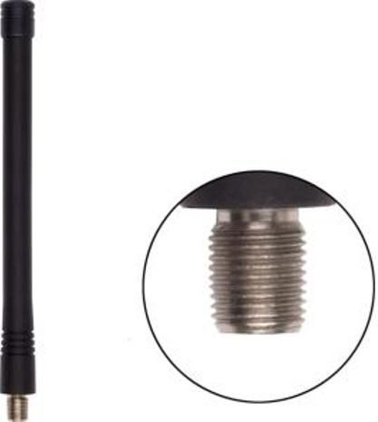 Antenex Laird EXB161HT HT Connector Tuf Duck Antenna, VHF Band, 161-174MHz Frequency, Unity Gain, Vertical, Polarization, 50 ohms Nominal Impedance, 1.5:1 Max VSWR, 50W RF Power Handling, HT Connector, 5.9