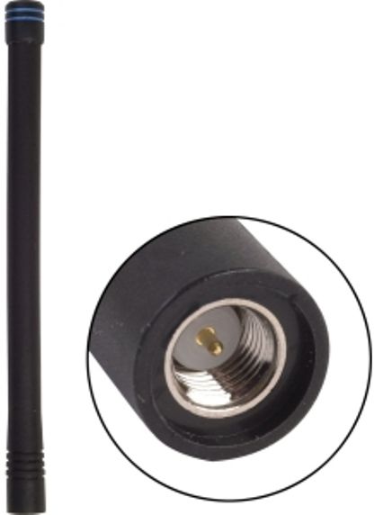 Antenex Laird EXB161SM SMA/Male Tuf Duck Antenna, VHF Band, 161-174MHz Frequency, Unity Gain, Vertical Polarization, 50 ohms Nominal Impedance, 1.5:1 Max VSWR, 50W RF Power Handling, SMA/Female Connector, 5.9