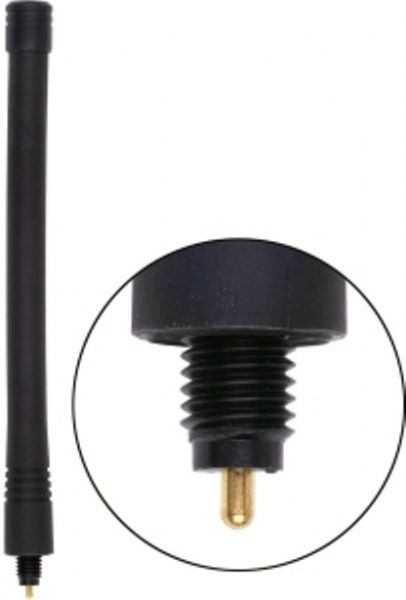 Antenex LairdEXB164MD MD ConnectorTuf Duck Antenna, VHF Band, 164-174MHz Frequency, Unity Gain, Vertical Polarization,50 ohms Nominal Impedance, 1.5:1 Max VSWR, 50W RF Power Handling, MD Connector, 5.6-6