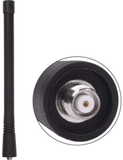 Antenex Laird EXB164SF SMA/Female Tuf Duck Antenna, VHF Band, 164-174MHz Frequency, Unity Gain, Vertical Polarization, 50 ohms Nominal Impedance, 1.5:1 Max VSWR, 50W RF Power Handling, SMA/Female Connector, 5.6-6