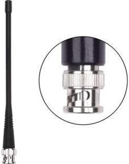 Antenex Laird EXC400BN BNC/Male Tuf Duck Antenna, UHF Band, 400-420MHz Frequency, 410 Center Frequency, Vertical Polarization, 50 ohms Nominal Impedance, 1.5:1 Max VSWR, 50W RF Power Handling, BNC/male Connector, 6