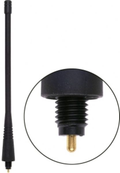 Antenex Laird EXC400MX MX Connector Tuf Duck Antenna, UHF Band, 400-420MHz Frequency, 410 Center Frequency, Vertical Polarization, 50 ohms Nominal Impedance, 1.5:1 Max VSWR, 50W RF Power Handling, MX Connector, 6