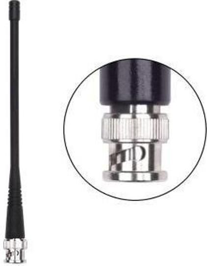Antenex Laird EXC470BN BNC/Male Tuf Duck Antenna, UHF Band, 470-512MHz Frequency, 491 Center Frequency, Vertical Polarization, 50 ohms Nominal Impedance, 1.5:1 Max VSWR, 50W RF Power Handling, BNC/male Connector, 6
