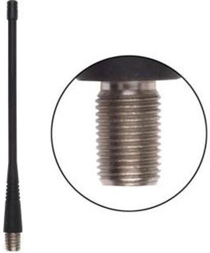 Antenex Laird EXC450HT HT Tuf Duck Antenna, 450-470MHz Frequency, UHF Band, 460 MHz Center Frequency, Unity Gain, Vertical Polarization, 50 ohms Nominal Impedance, 1.5:1 Max VSWR, 50W RF Power Handling, HT Connector, 6