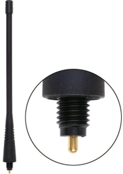 Antenex Laird EXC450MD MD Connector Tuf Duck Antenna, UHF Band, 450-470MHz Frequency, 460 Center Frequency, Vertical Polarization, 50 ohms Nominal Impedance, 1.5:1 Max VSWR, MD Connector, 6