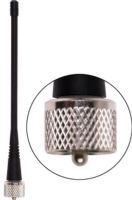Antenex Laird EXC450PL UHF/Male Tuf Duck Antenna, 450-470MHz Frequency, 460 MHz Center Frequency, UHF Band, Unity Gain, Vertical Polarization, 50 ohms Nominal Impedance, 1.5:1 Max VSWR, 50W RF Power Handling, UHF/Male Connector, 6" Length, For use with Motorola Any radio which accepts a UHF male connector (EXC450PL EXC 450PL EXC-450PL EXC450 EXC 450 EXC450) 
