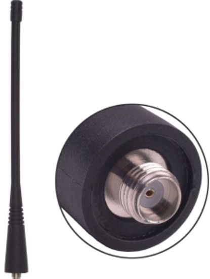 Antenex Laird EXC450SFU SMA/Female-Special Tuf Duck Antenna, UHF Band, 450-470MHz Frequency, 460 Center Frequency, Vertical Polarization, 50 ohms Nominal Impedance, 1.5:1 Max VSWR, SMA/Female-SpecialConnector, 6