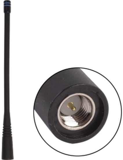 Antenex Laird EXC450SM SMA/Male Tuf Duck Antenna, UHF Band, 450-470MHz Frequency, 460 Center Frequency, Vertical Polarization, 50 ohms Nominal Impedance, 1.5:1 Max VSWR, SMA/Male Connector, 6