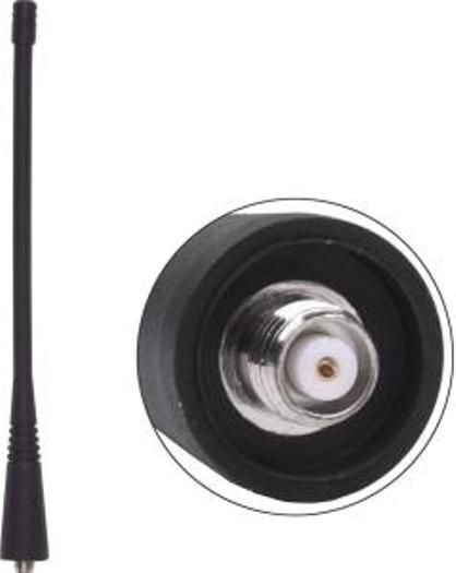 Antenex Laird EXC470SF SMA/Female Tuf Duck Antenna, UHF Band, 470-512MHz Frequency, 491 Center Frequency, Vertical Polarization, 50 ohms Nominal Impedance, 1.5:1 Max VSWR, 50W RF Power Handling, SMA/Female Connector, 6