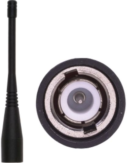Antenex Laird EXC806BNX Covered BNC/Male Tuf Duck Antenna, 806-866MHz Frequency, 836MHz Center Frequency, Unity Gain, Vertical Polarization, 50 ohms Nominal Impedance, 1.5:1 Max VSWR, 50W RF Power Handling, Covered BNC/male Connector, 4