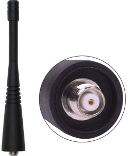 Antenex Laird EXC806SF SMA/Female Connector Tuf Duck Antenna, 806-866MHz Frequency, 836MHz Center Frequency, Unity Gain, Vertical Polarization, 50 ohms Nominal Impedance, 1.5:1 Max VSWR, 50W RF Power Handling, SMA/Female Connector, 4