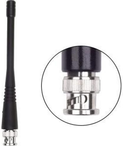 Antenex Laird EXC821BN BNC/Male Tuf Duck Antenna, 821-902MHz Frequency, 861.5 MHz Center Frequency, Unity Gain, Vertical Polarization, 50 ohms Nominal Impedance, 1.5:1 Max VSWR, 50W RF Power Handling, Covered TNC/male Connector, 4