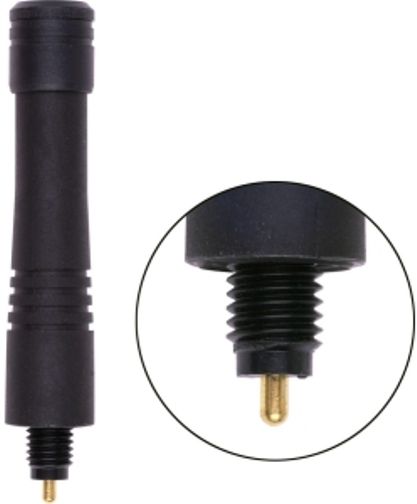 Antenex Laird EXD400MD MD Tuf Duck Antenna, UHF Band, 400-420MHz Frequency, 410 MHz Center Frequency, Vertical Polarization, 50 ohms Nominal Impedance, 1.5:1 Max VSWR, 50W RF Power Handling, MD Connector, 3