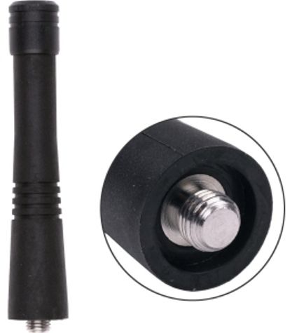 Antenex Laird EXD400MX MX Tuf Duck Antenna, 400-420MHz Frequency, 410 MHz Center Frequency, UHF Band, Vertical Polarization, 50 ohms Nominal Impedance, 1.5:1 Max VSWR, 50W RF Power Handling, MX Connector, 3