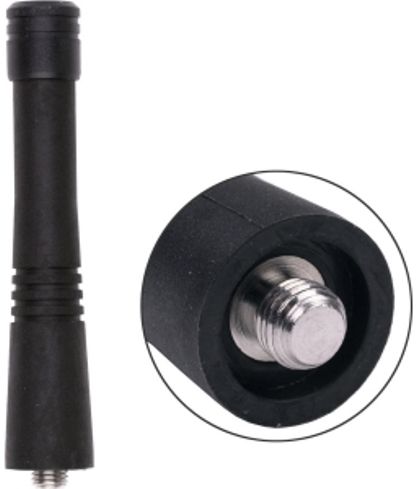 Antenex Laird EXD420MX MX Tuf Duck Antenna, 420-450MHz Frequency, 435 MHz Center Frequency, UHF Band, Vertical Polarization, 50 ohms Nominal Impedance, 1.5:1 Max VSWR, 50W RF Power Handling, MX Connector, 3