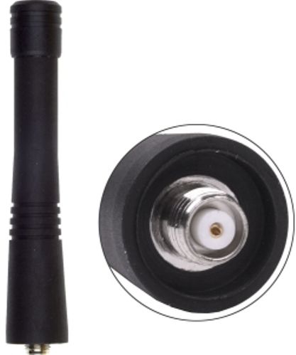 Antenex Laird EXD450SF SMA/Female Tuf Duck Antenna, 450-470MHz Frequency, 460 MHz Center Frequency, UHF Band, Vertical Polarization, 50 ohms Nominal Impedance, 1.5:1 Max VSWR, 50W RF Power Handling, SMA/Female Connector, 3