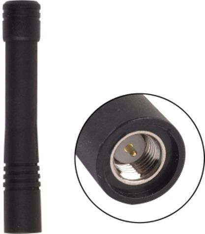 Antenex Laird EXD450SM SMA/Male Tuf Duck Antenna, 450-470MHz Frequency, 460 MHz Center Frequency, UHF Band, Vertical Polarization, 50 ohms Nominal Impedance, 1.5:1 Max VSWR, 50W RF Power Handling, SMA/male Connector, 3