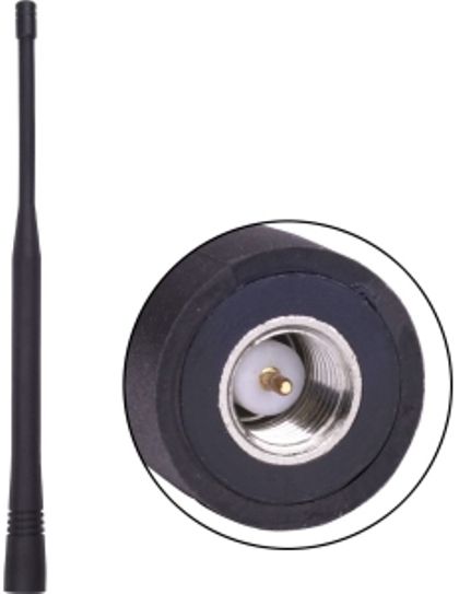 Antenex Laird EXE821SM SMA/Male Tuf Duck Antenna, 1/2 Wave Type, 821-902 MHz Frequency, 861.5 MHz Center Frequency, 2.5dB Gain, Vertical Polarization, 50 ohms Nominal Impedance, 1.5:1 at Resonance Max VSWR, 50W RF Power Handling, SMA/Male Connector, 8