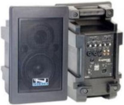 Anchor Audio EXP-6000 Explorer Pro AC/DC Sound System, 80 Hz - 16 kHz, 60 Watts AC Mode, 30 Watts DC Mode, Clear, undistorted sound with up to 110 dB output level; projected crowd reach of over 800 persons, 6.5