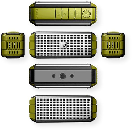 DreamWave EXPLORER Portable Bluetooth Speaker; Green; 15W Premium Hi-Fi Performance Speaker; IPX5 Water, Dust, Sand, Snow Protection; Bluetooth CSR 4.0 + EDR, A2DP AVRCP, APTX; UPC 752423792016 (EXPLORER EXPLORER-SPEAKER EXPLORER-BLUET EXPLORER BLUETOOTH EXPLORER-SPEAKER-BTOOTH EXPLORER-PORTABLE)