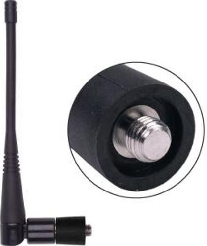 Antenex Laird EXR312MX MX Tuf Duck Antenna, UHF Band, 312 - 318 MHz Frequency, Vertical Polarization, 50 ohms Nominal Impedance, 1.5:1 at Resonance Max VSWR, 50W RF Power Handling, MX Connector, 6.62 - 6.95
