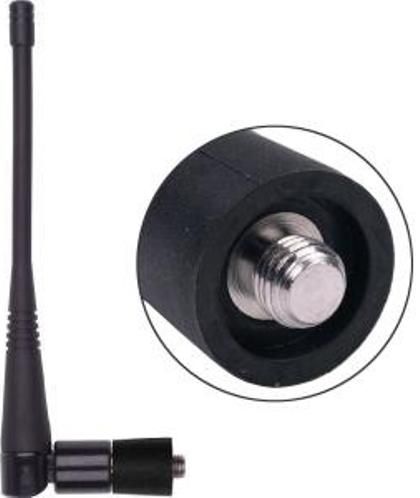 Antenex Laird EXR400MX MX Tuf Duck Antenna, UHF Band, 400 - 420MHz Frequency, 410 MHz Center Frequency, 2.5dB Gain, 2.5dB Polarization, 50 ohms Nominal Impedance, 1.5:1 at Resonance Max VSWR, 50W RF Power Handling, MX Connector, 6.62 - 6.95