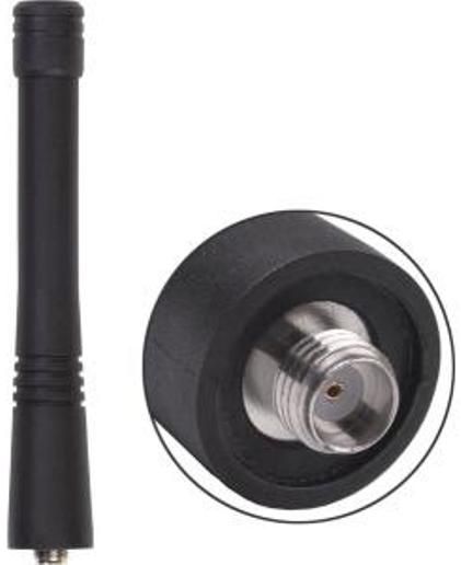 Antenex Laird EXS118SFJ SFJ Connector Tuf Duck Antenna, VHF Band, 118-127MHz Frequency, Unity Gain, Vertical Polarization, 50 ohms Nominal Impedance, 1.5:1 at Resonance Max VSWR, 50W RF Power Handling, SFJ Connector, 5.1