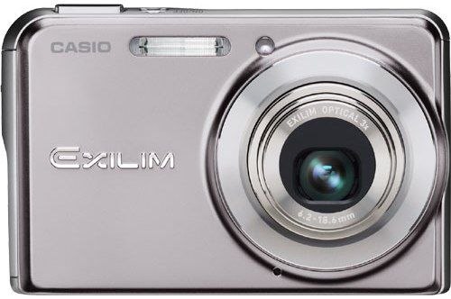 Casio EX-S770SR Exilim Card Digital Camera, Silver, 7.2 Megapixels, 3x Optical Zoom, 4x Digital Zoom, Ultra Flat Stainless Steel Housing, 2.8