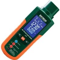 Extech CT70 AC Circuit Load Tester; Selectable loads of 12, 15, and 20 A; Measures loaded and unloaded AC line voltage; Calculates and displays percentage voltage drop and line impedance; Displays peak line voltage and frequency; Neutral to ground voltage; Hot, neutral and ground impedance; GFCI trip time and trip current; Open or reversed wiring; UPC: 793950000700 (EXTECHCT70 EXTECH CT70 CIRCUIT TESTER) 