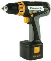 Panasonic EY6405FQKW lightweigth, 12V 3/8" 2.0 Ah Ni-Cd Cordless Drill & Driver Kit, Ergonomic delight, 293 inch/pounds of torque in low gear and 1,300 rpm in high, lightweigth, 3/8-inch keyless chuck, 18-stage clutch, an electronic brake, A full torque speed control and a rubberized grip (EY6405FQKW  EY6405 FQKW  EY6405-FQKW  EY-6405-FQKW) 