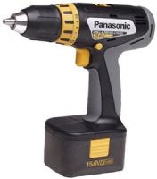 Panasonic EY6432FQKW Drill Driver 15.6V 1/2" 2.0 Ah Ni-Cd Cordless Drill & Driver Kit, Compact and lightweight for comfortable all-day use, Delivers 390 in./lbs. of torque, Two 2.0 amp ni-cad battery packs, 1/2-inch keyless chuck offers big-bit capacity (EY6432 FQKW EY6432-FQKW EY6432FQK) 