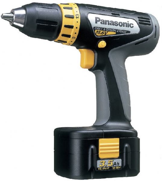 Panasonic EY6432GQKW Cordless Drill & Driver Kit, 15.6V 1/2