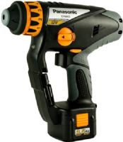 Panasonic EY6803GQW 12V SDS Combi Drill/Driver, Impact mode 2.0 joules / 21.6kN, Impact rate 4,000bpm, 5 stage  Clutch, Panasonic 12V Acceptable Battery Packs, Iintegral LED light, 55 minute charging system (EY-6803GQW EY 6803GQW) 