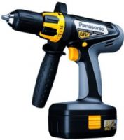 Panasonic EY6950GQKW Cordless 18V 1/2" Hammer Drill & Driver Kit, 2 speed gearbox Low 75-450 rpm, High 250-1550 rpm, 5.9 lbs. (EY-6950GQKW EY 6950GQKW EY6950GQK EY6950GQ EY6950G EY6950) 