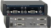 Radio Design Labs EZ-VM24E VGA/XGA Switcher/Equalized Distribution Amp - 2 Inputs, 4 Outputs; Inputs and Outputs on HD15 Female Connectors; Two Front-Panel Switch-Selectable Inputs; Wide RGB Bandwidth > 400 MHz Loaded; High Resolution Compatibility VGA through QXGA; Dimensions (HxWxD): 5.75 x 5" (14.6 x 12.7cm), (WxD), Height not specified by manufacture; Package Weight: 1.55 lb; Box Dimensions (LxWxH): 10.2 x 7.2 x 2.4" (EZVM24E EZ-VM24E EZ-VM24E) 