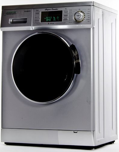 Equator EZ 4000 CV S Combo Washer-Dryer, Silver, 13 lbs Net Capacity, 16