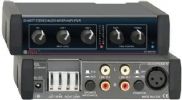 Radio Design Labs EZ-MXA20 20 W Stereo Audio Mixer-Amplifier with EQ - 8 &Omega, with Power Supply; Audio Amplifier with Mic and Line Input Mixer; 10 Watts RMS Per Channel into 8 &#937; 8 Watts RMS Per Channel into 4 &#937; Switch-Selectable Load Impedance on Rear Panel; Gain: Mic: Off to 74 dB Line: Off to 32 dB; Equalization: ±10 dB @ 10 kHz, ±9 dB @ 80 Hz; THD + N: CMRR; Mic: > -55 dB: Crosstalk; Phantom Power: Switch-Selectable 24 V (IEC 61938: 2013) (EZMXA20 EZ-MXA20 EZ-MXA20) 