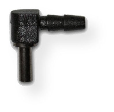 Klein Electronics Elbow Black Elbow to Secure Eartips or Semi Custom Earpieces to An Acoustic Coil Cord; Secures eartips or semi custom earmolds to an acoustic coil tube; Black color: Shipping weight 0.05 lbs (KLEINELBOWBLACK KLEIN-ELBOWBLACK KLEIN-ELBOW-BLACK PLASTIC HEADPHONES SOUND ACCESSORIES ELECTRONICS)