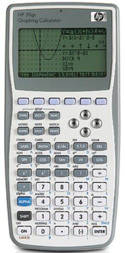 HP Hewlett Packard F2223AA#ABA HP 39gs Graphing Calculator, 131 x 64 pixels (7 lines by 33 characters + 2 line header + 1 line menu) Display, 75 MHz ARM9 Processor, Dynamic split screen with adjustable contrast for greater readability, Intuitive Algebraic data entry allows you to solve problems as if working on paper (F2223AAABA F2223AA-ABA F2223AA HP39GS HP-39GS)