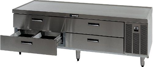 Delfield F2962 Four Drawer Refrigerated Chef Base - 62