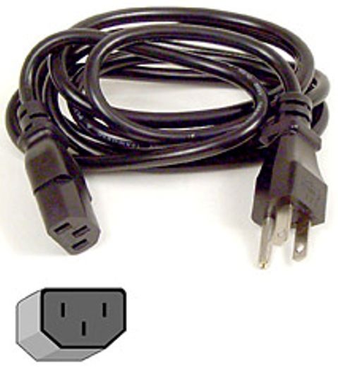 Belkin F3A104-20 PRO Series Power cable, Power cable Type, 20 ft Length, 1 x power IEC 320 - female Connectors, 1 x power NEMA 5-15 - male Other Side Connectors (F3A104-20 F3A104 20 F3A10420) 