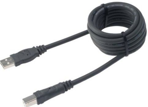 Belkin F3U133-06 Pro Series USB 2.0 Cable, Hi-speed data transfer to 480 Mbps, 6ft Cable Length, 2 Number of Connectors, 1 x 4-pin Type A Male and 1 x 4-pin Type B Male Connector Details, PVC Jacket, PC Platform Support, High performance 20-gauge power wires (F3U133 06 F3U13306 F3U133-0 F3U133)
